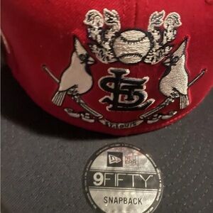 New Era Red and Black London Series Cap